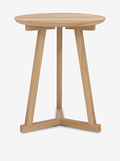 TABLE TRIPOD CHENE MASSIF  - ETHNICRAFT  Chene clair , Maison Bensimon